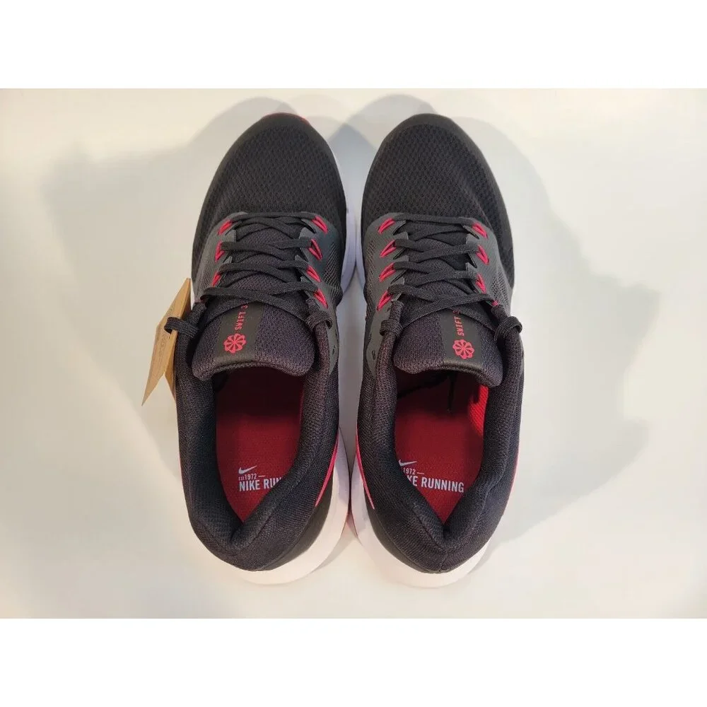 Nike Run Swift 3 Black University Red White Shoes Sneakers Mens 12 DR2695-001 - Picture 6 of 10